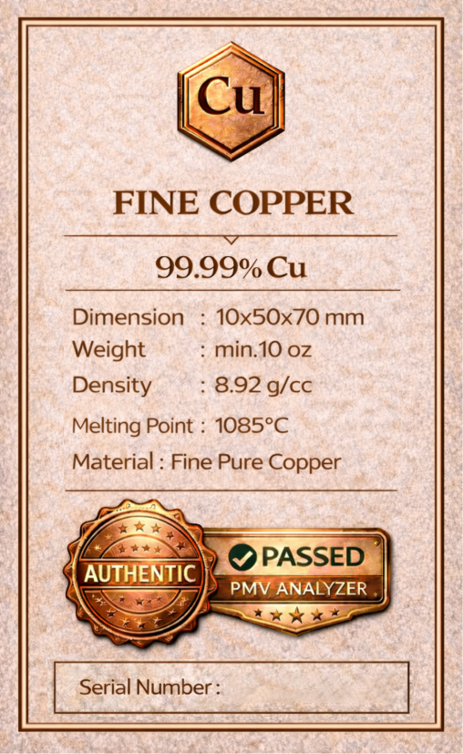 FINE COPPER 10oz Standard