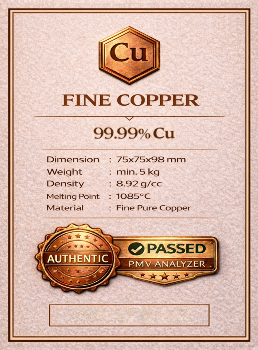 FINE COPPER 5kg Standard