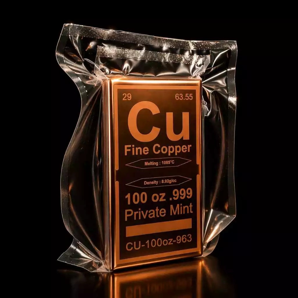 Fine Copper 100oz Standard